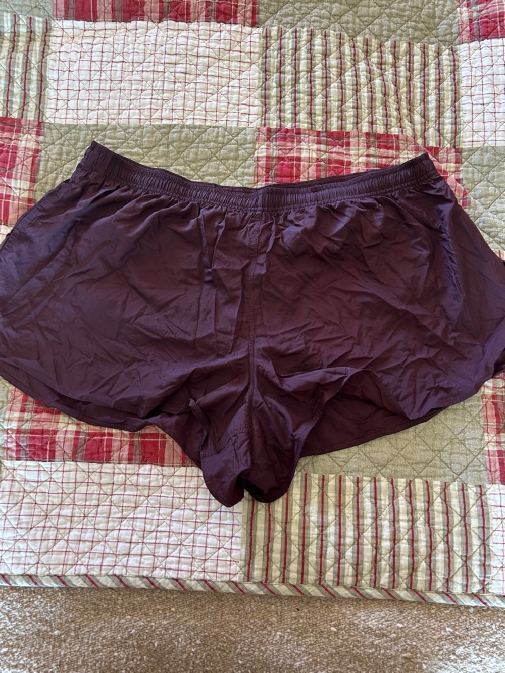 lululemon athletica Women's Athletic Shorts in Deep Plum